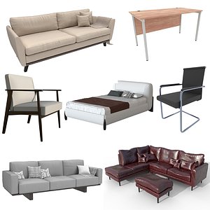 3D model Various Interior Furniture