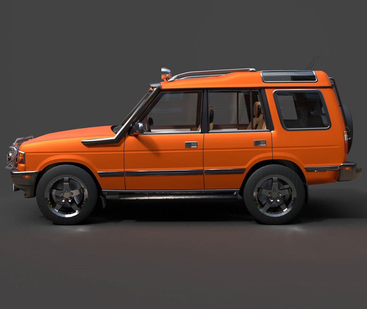 3D Model Vintage Land Rover Discovery 1 - High-Quality Low-Poly Asset ...