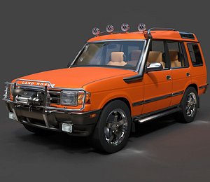 3D model Vintage Land Rover Discovery 1  - High-Quality Low-Poly Asset