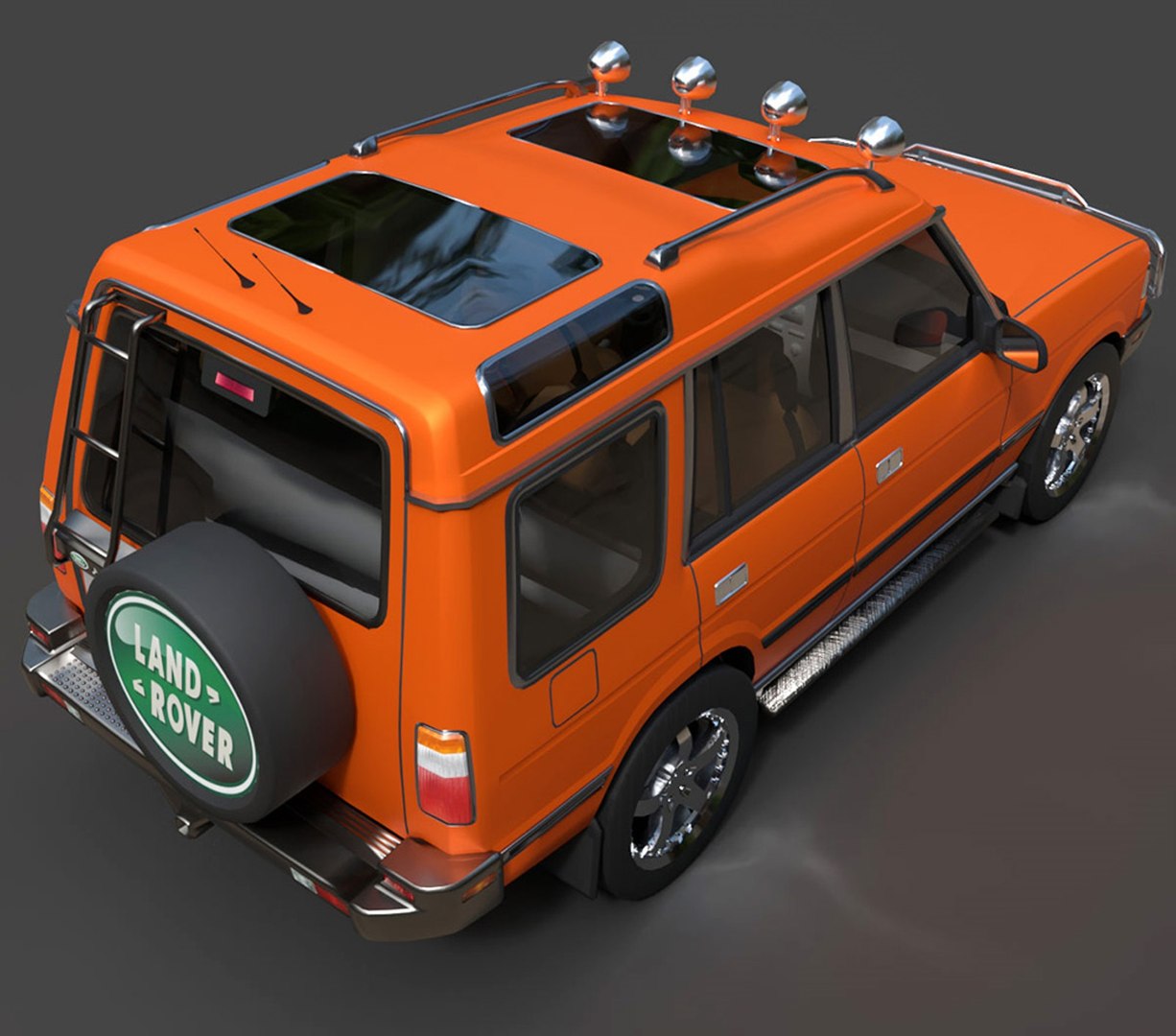 3D Model Vintage Land Rover Discovery 1 - High-Quality Low-Poly Asset ...