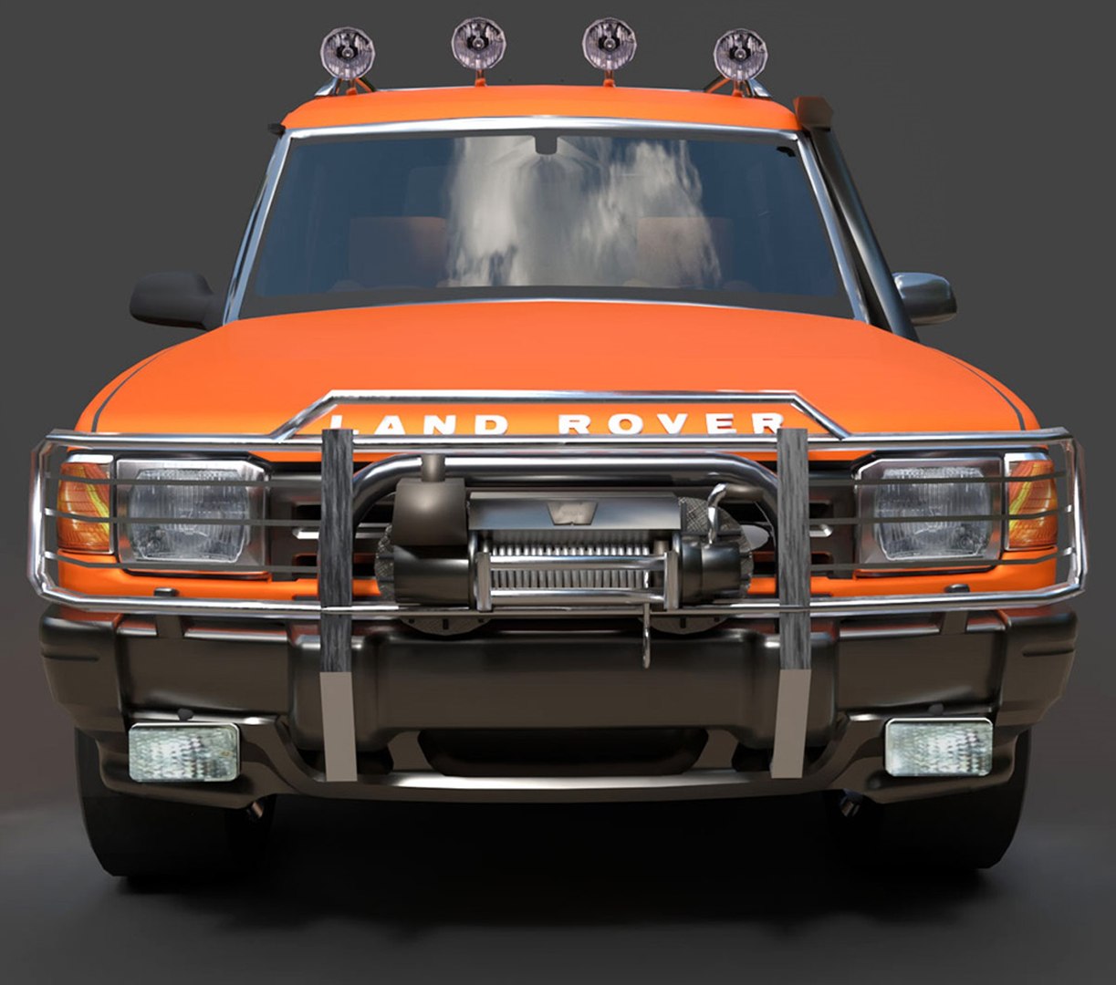 3D Model Vintage Land Rover Discovery 1 - High-Quality Low-Poly Asset ...