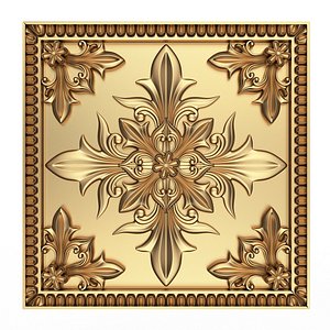 Carved Tile 03 3D