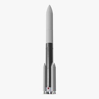Heavy Lift Rocket with Six Solid Boosters