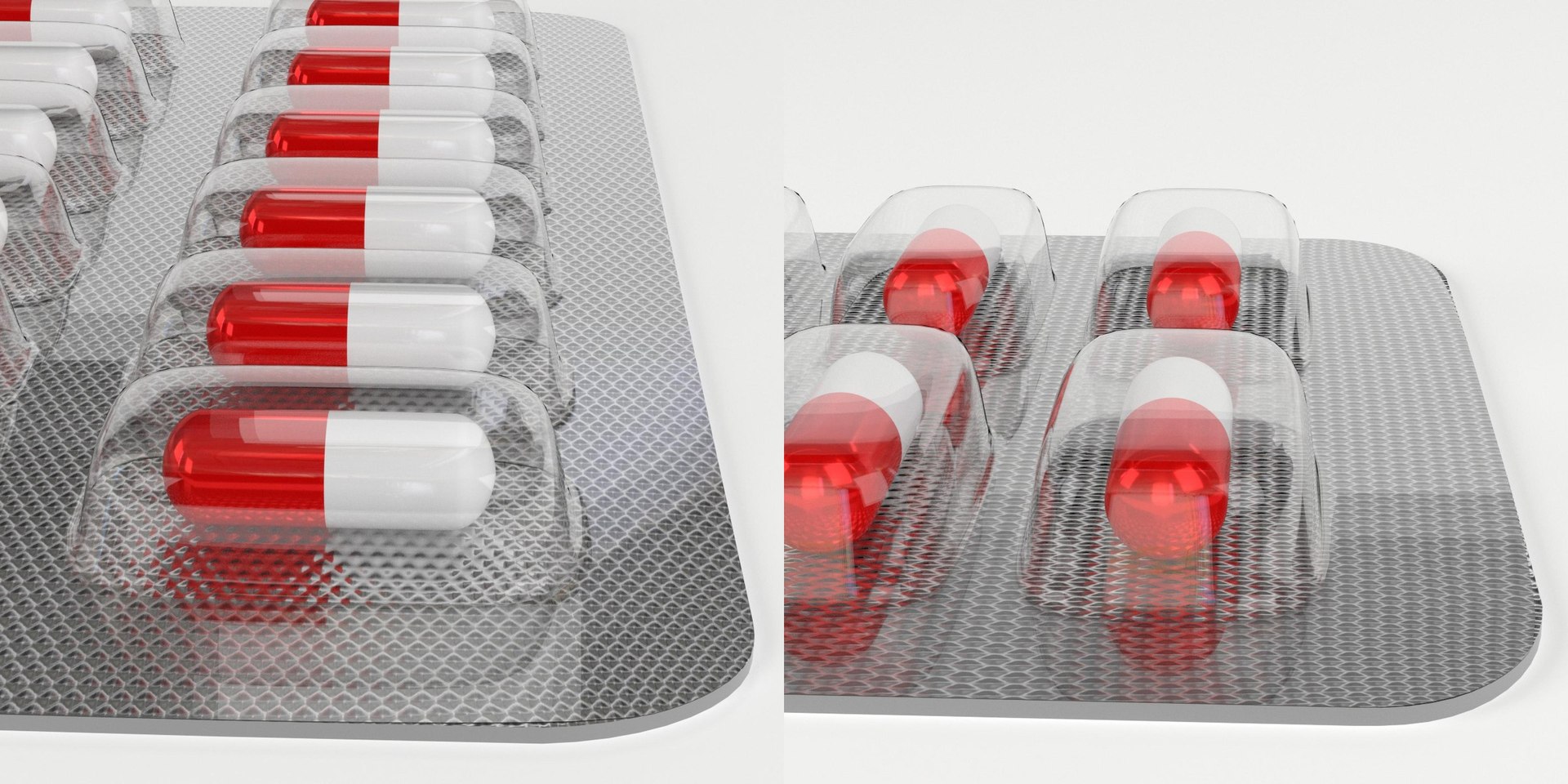 3D Model Capsules Blister Pack - TurboSquid 1374069