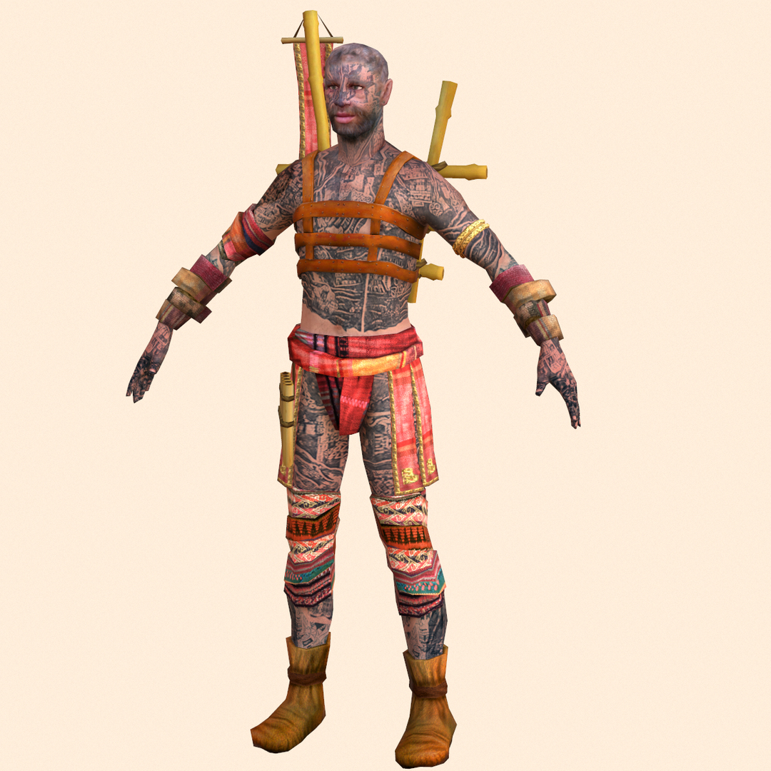 Ancient Slave 3D Model - TurboSquid 1297764