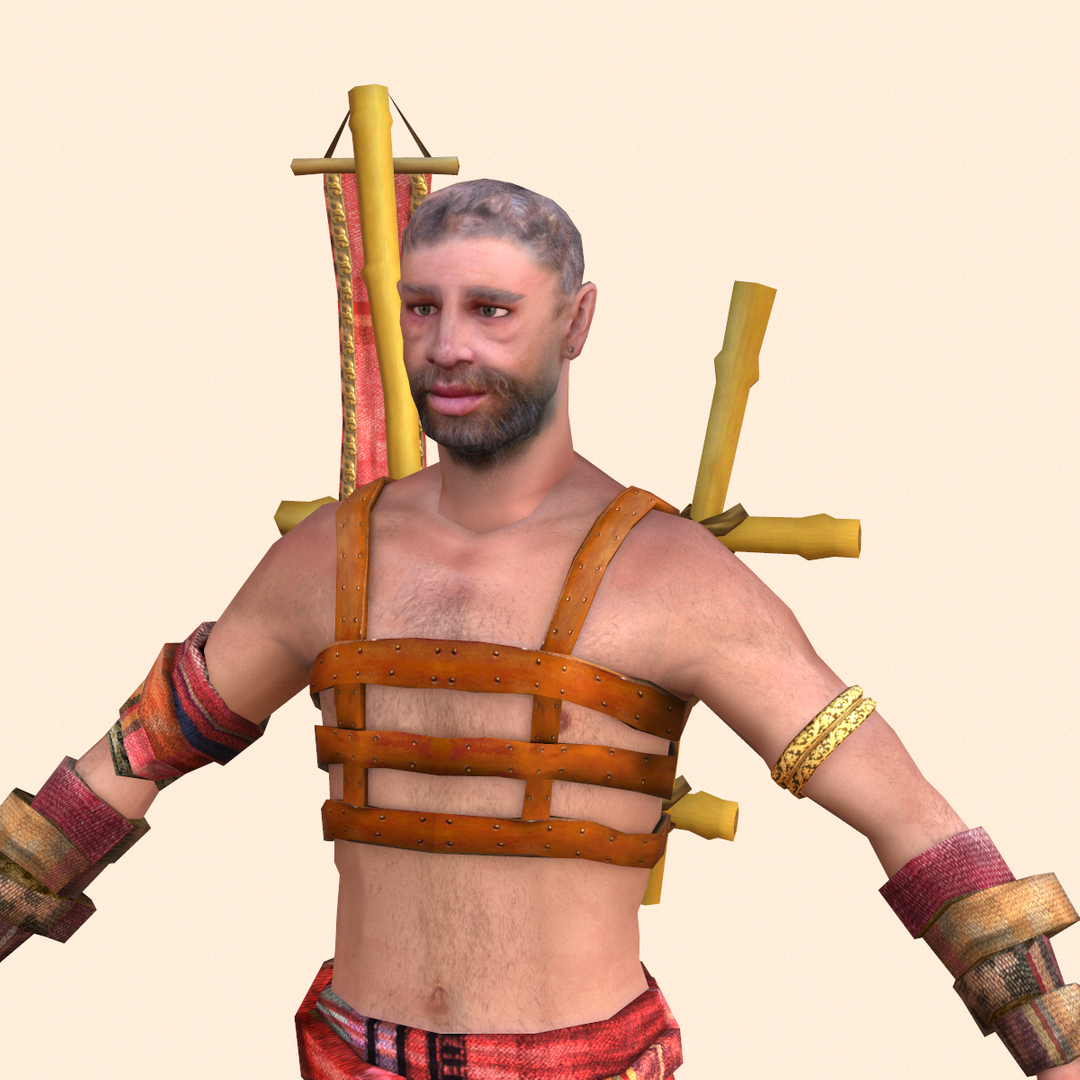Ancient Slave 3D Model - TurboSquid 1297764