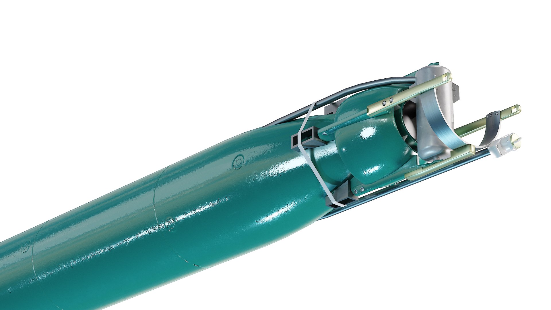 UGST Physicist DeepSea Submarine Torpedo 3D Model TurboSquid 2153635