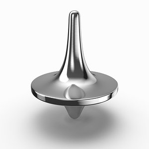 3D metallic spinning model