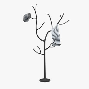 3d branch coat rack