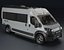 Modello 3D del camper Thor Sequence argento 2026