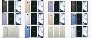 pack samsung galaxy s8 3D model
