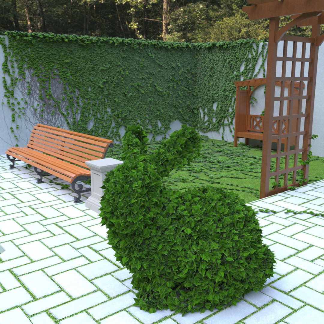 3D Model Ficus Rabbit Topiary 1 - TurboSquid 1190592