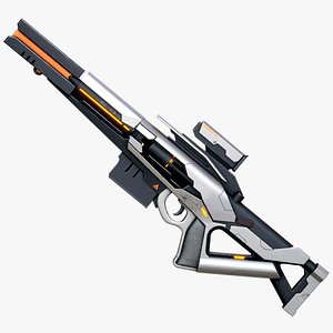 Sci-Fi Assault Rifle Weapon 03