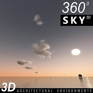 Sky 3D Sunset 062