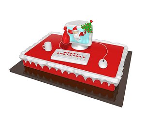 merry christmas cake model