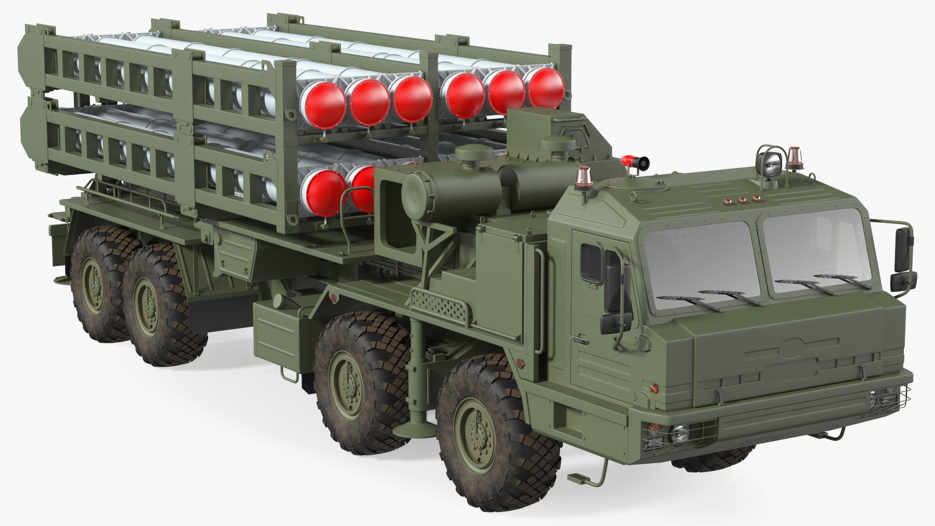 Vityaz S 350E 50R6 Missile Launcher 3D model preview