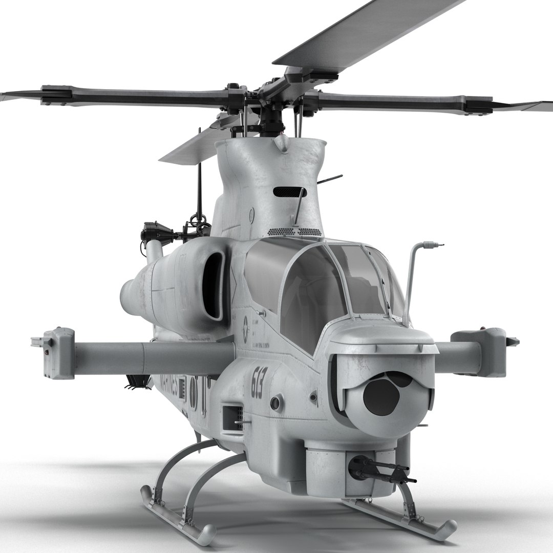 Attack Helicopter Bell Ah 3d Model