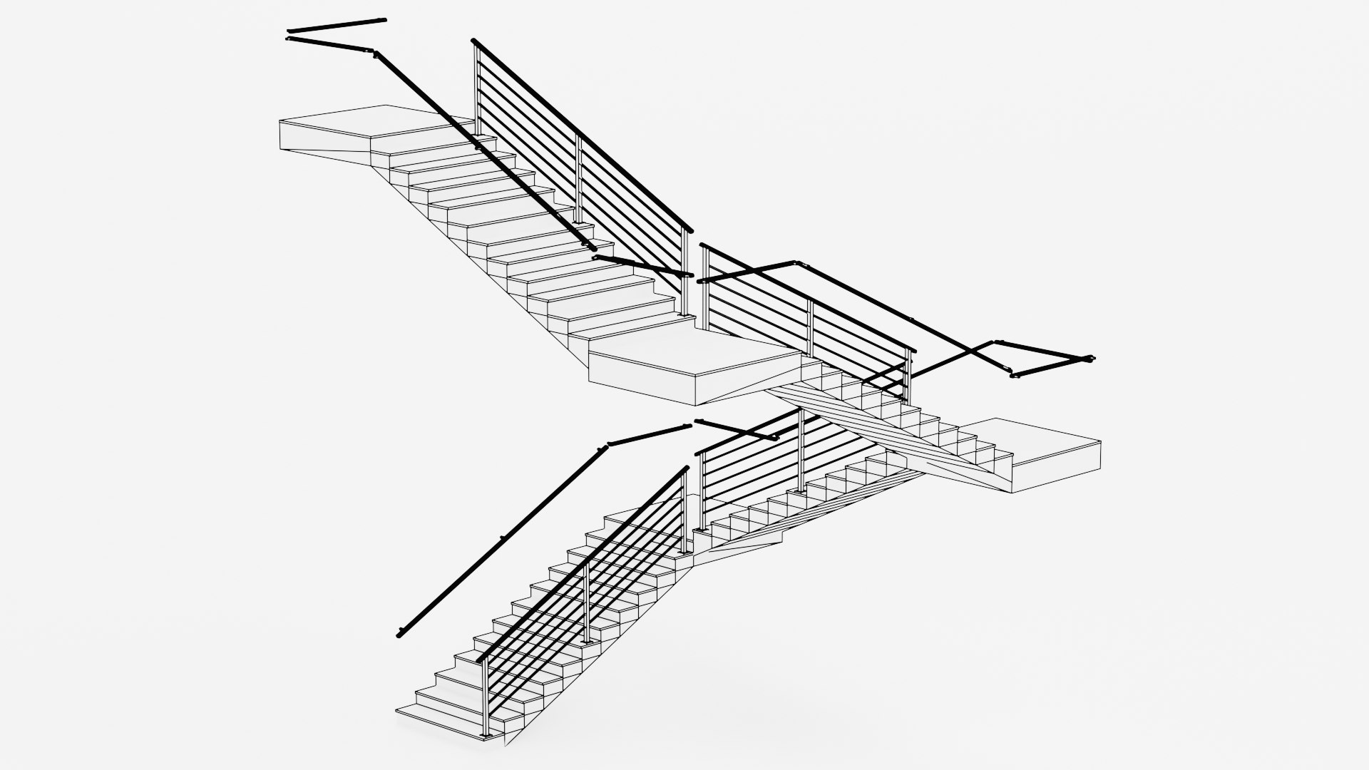 Staircases 3D Model - TurboSquid 2289205
