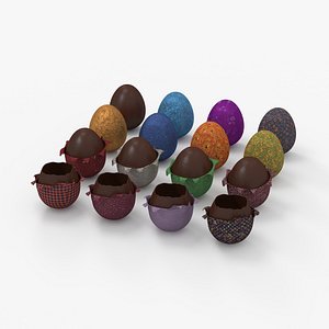 Easter Eggs Set A Colorful Array for Festive Projects