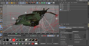 3D model spaceship dropship cheyenne