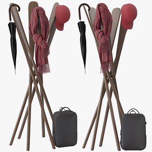 Veneziano Coat Rack 3D model