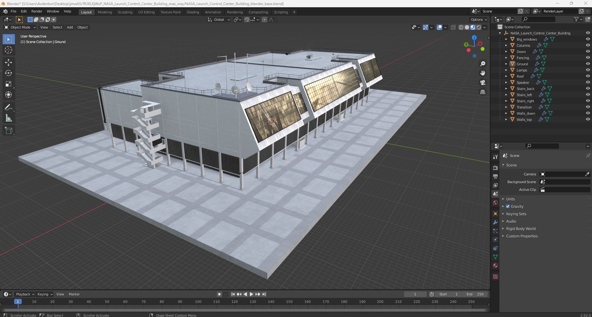 NASA Launch Control Center Building 3D https://p.turbosquid.com/ts-thumb/zP/FMEd4r/Y8/nasalaunchcontrolcenterbuilding3dsmodel039/jpg/1717179144/1920x1080/fit_q87/76c1c8921d53fb8eba0d6050028b5851b07ce034/nasalaunchcontrolcenterbuilding3dsmodel039.jpg
