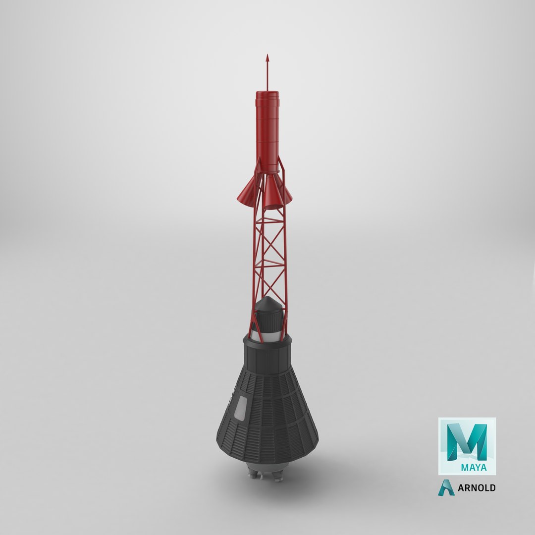 3D model Atlas LV-3B Mercury Capsule with Launch Escape Tower https://p.turbosquid.com/ts-thumb/zP/HIO4nq/fJ/stemcell_maya_arnold_render/png/1756820190/1920x1080/fit_q87/ff7710a07205d80873cf9b1e8347c32e9e1e7c9e/stemcell_maya_arnold_render.jpg