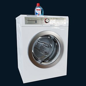 3d model washing bosch way 32891