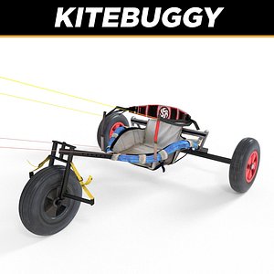 3d model kite buggy