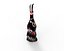 Premis cognac bottle with pattern