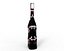Premis cognac bottle with pattern