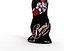 Premis cognac bottle with pattern
