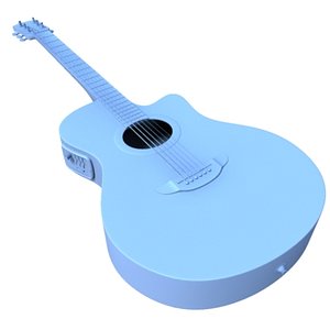 3d model acoustic guitar apx 500