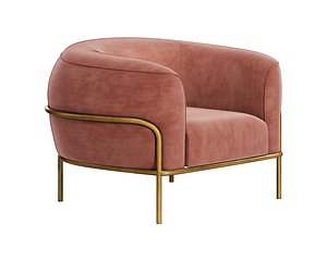 Gallotti and radice sophie armchair 3D