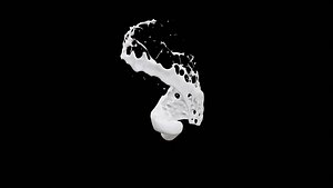 Animation of liquid products with a rotating water cup 3