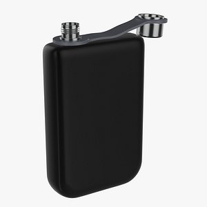 Flask liquor stainless steel 08 open