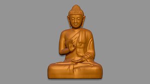 Asian Buddha  Sit Action 3