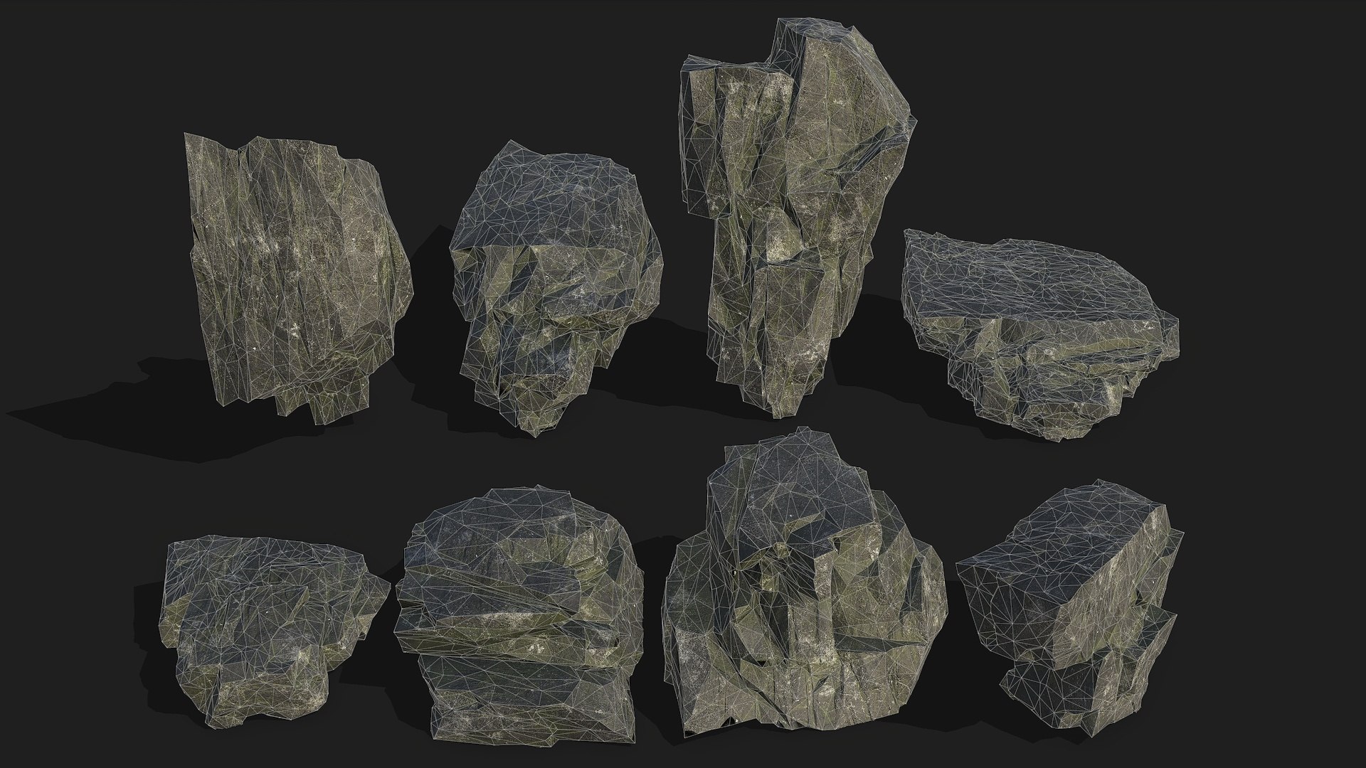 3D Cliff Rocks 08 Model - TurboSquid 2045702