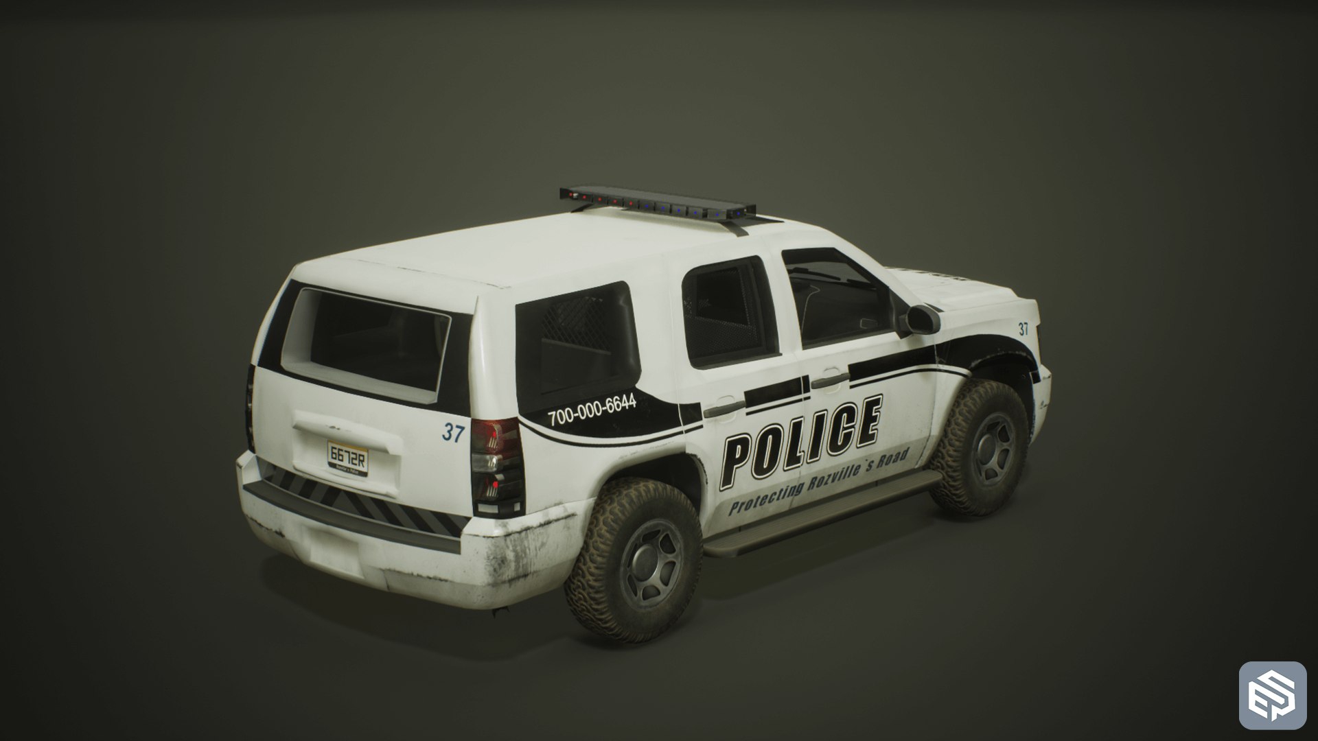 Police Vehicle Modular Model - TurboSquid 2077828