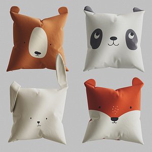 Cotton pillows by HM variation 1 3D model