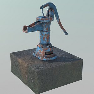 old water pump 3D