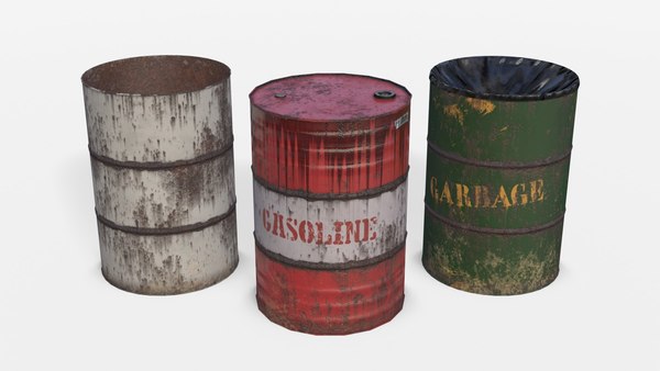 Industrial barrels asset 3D - TurboSquid 1471228