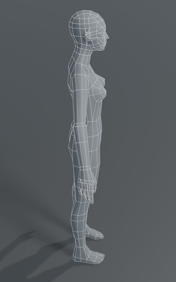 3D Female Body Base Mesh Model - TurboSquid 1650305
