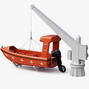 Lifeboat Rescue V5 Motorboat 3D model