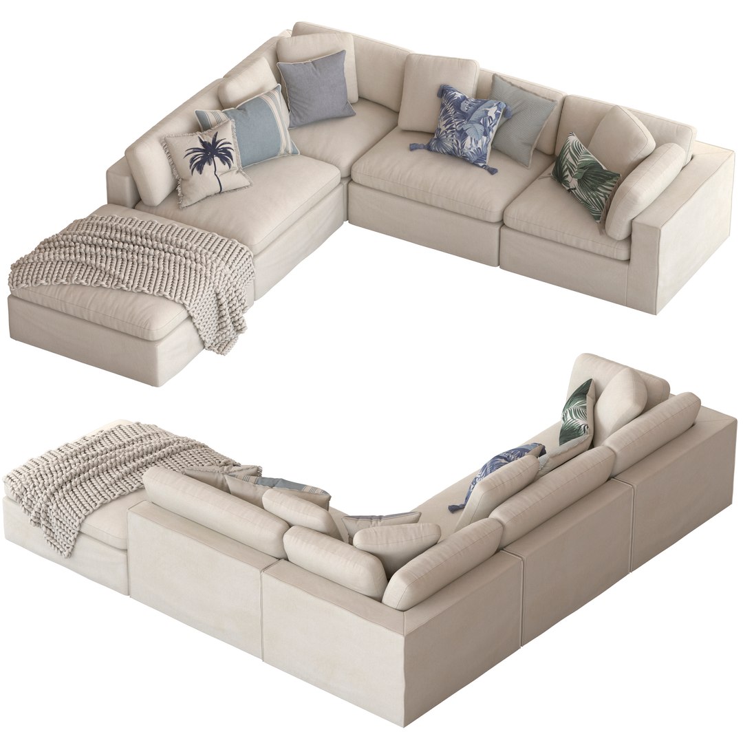Freedom Salsie 5Seater Sofa Model TurboSquid 2179074