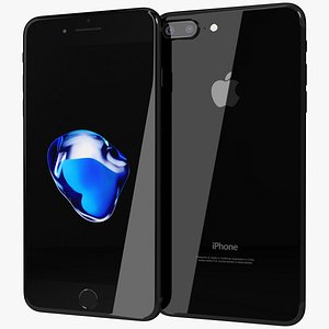 realistic apple iphone 7 3d model