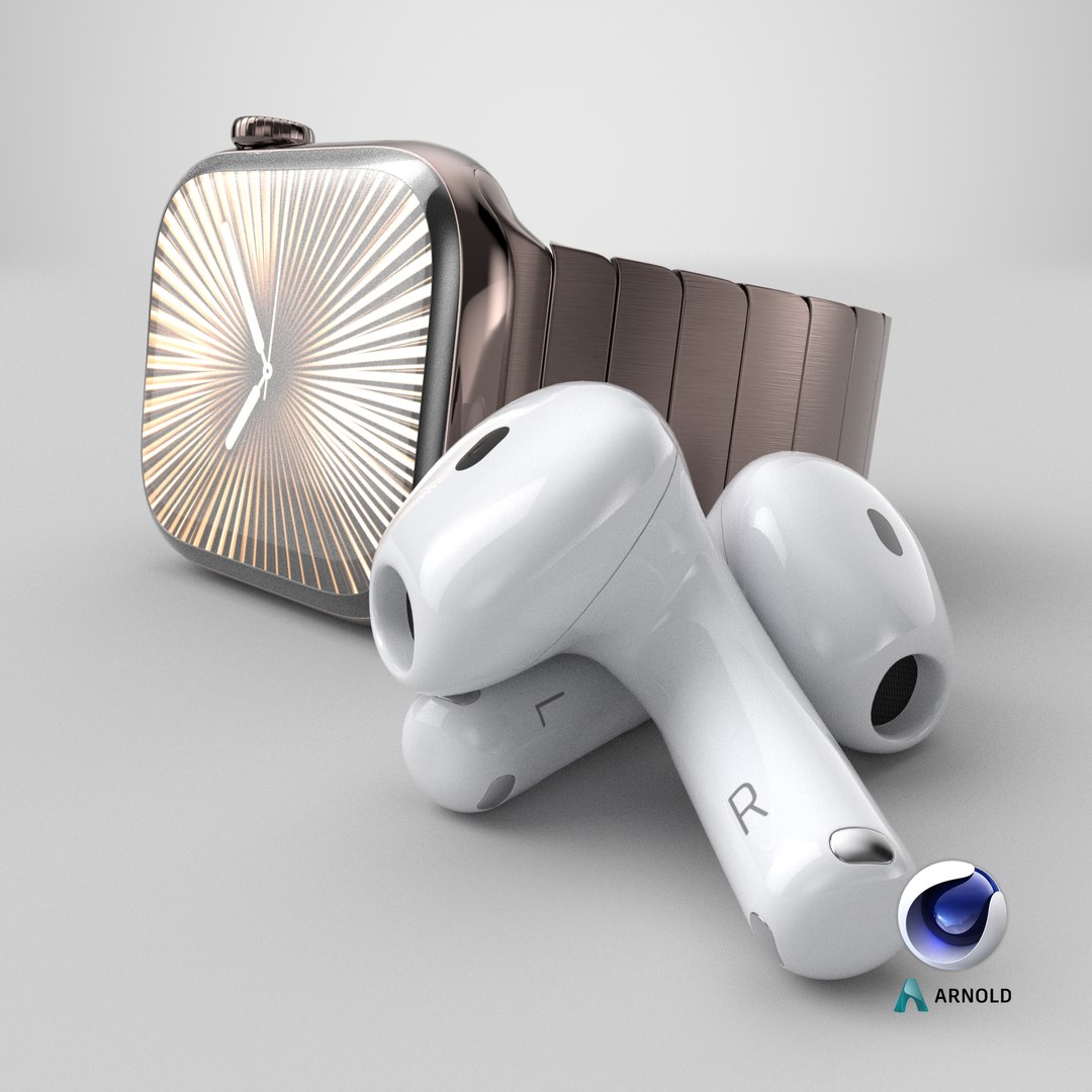 3D Apple Watch 10 Slate Titanium and AirPods 4 https://p.turbosquid.com/ts-thumb/zQ/2xTWmG/Fh/stemcell_cinema_4d_arnold_render/png/1733821942/1920x1080/fit_q87/47623997f083d72bc66ab3498b21d6d82d66be96/stemcell_cinema_4d_arnold_render.jpg