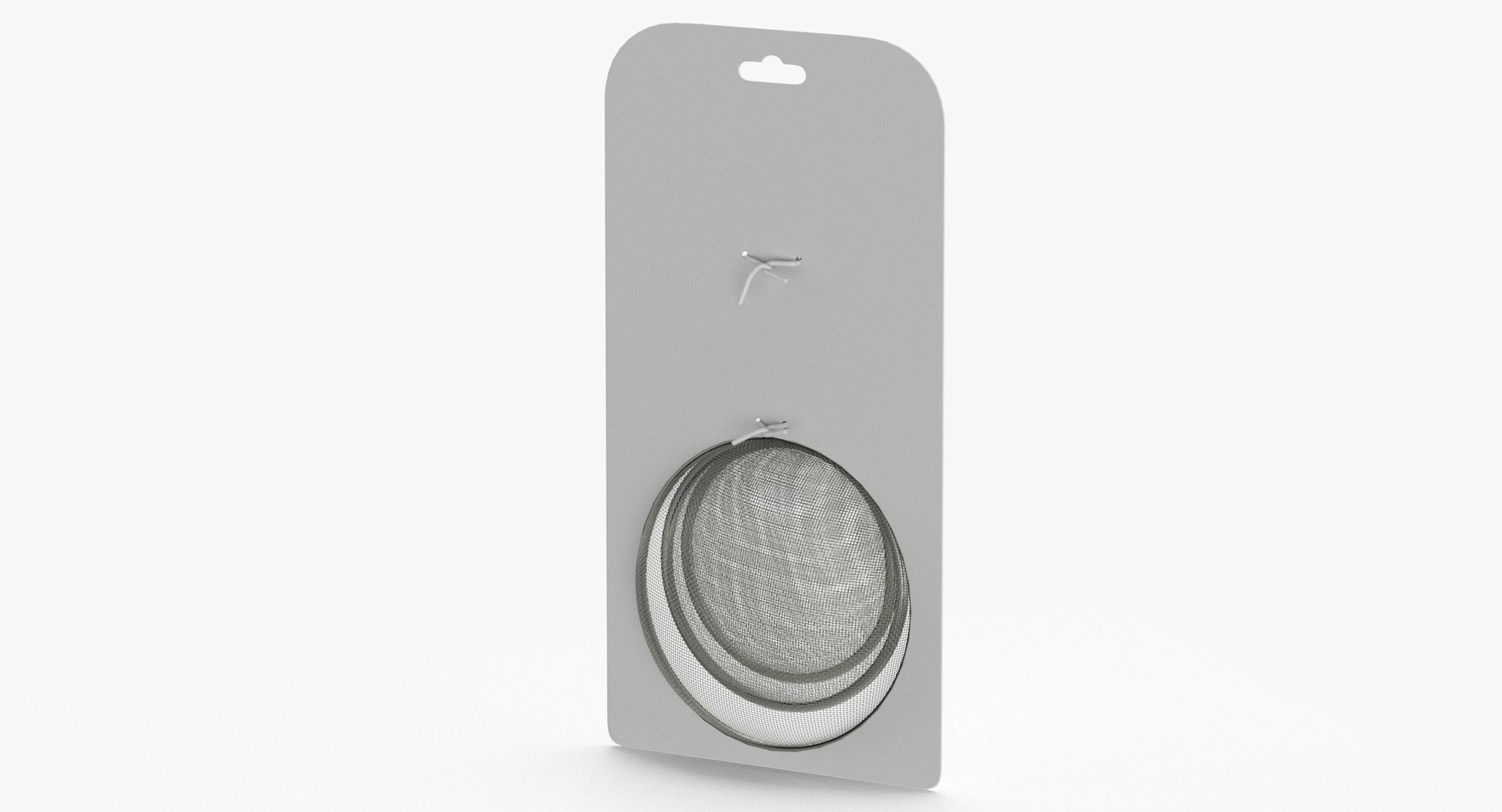 3D Strainer Blank And Generic Label Model - TurboSquid 2136047