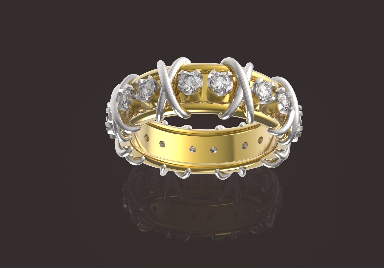 Beautiful female ring 3D model - TurboSquid 1538465