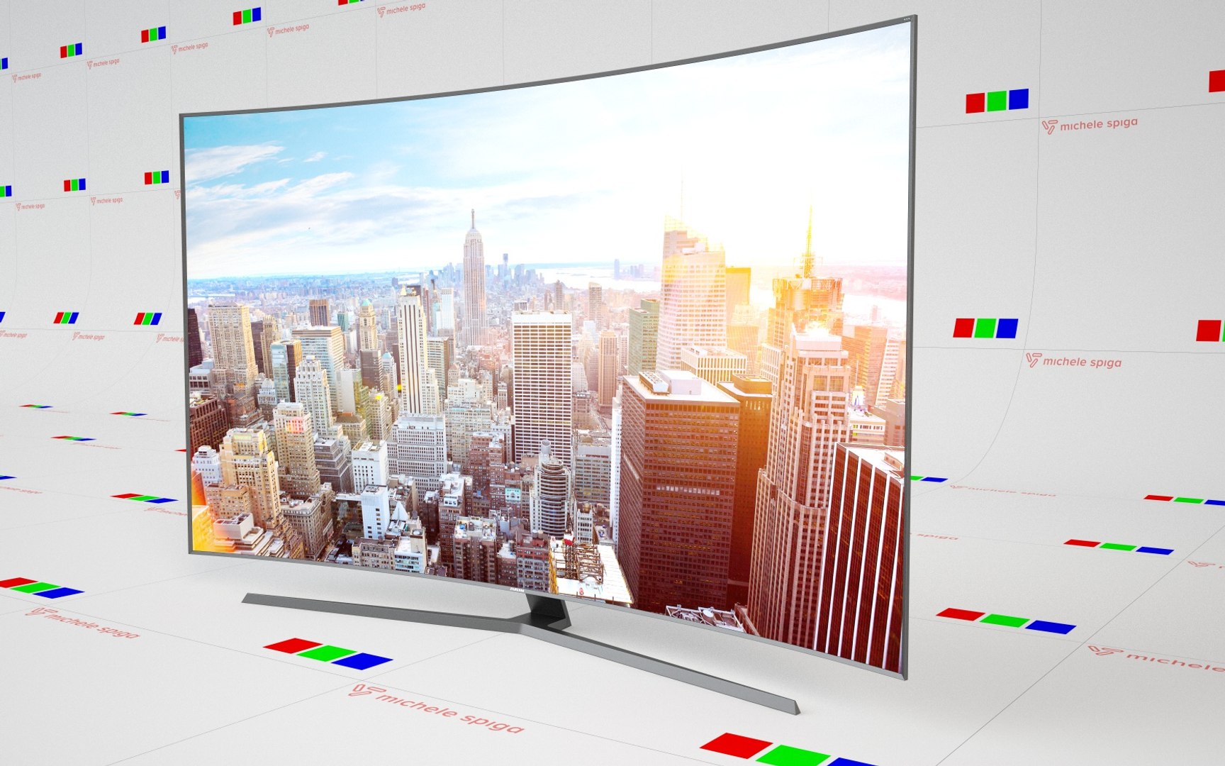 Samsung Curved Tv C4d